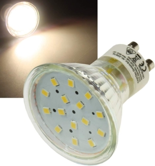 LED Strahler GU10 "H10 SMD" 15 SMD LEDs