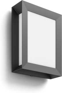 Philips Karp LED Außenwandleuchte anthrazit eckig 6W