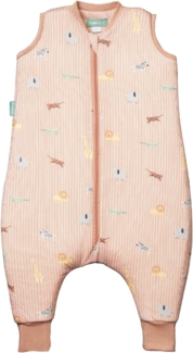 molis&co - Baby Schlafsack mit Füßen -Ideal für Frühling und Herbst - Babyschlafsack mit Beinen 1 tog - 100% Baumwolle (Oeko-TEX 100), Premium Qualität - Jungle (80 cm)