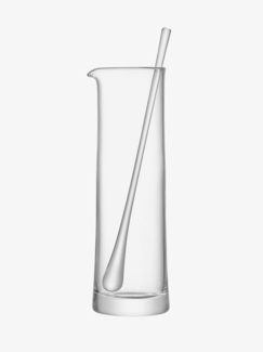 LSA International Cocktailglas und Rührstab, für Gin und Cocktails, transparent, 1,1 Liter