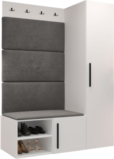 Garderoben-Set Mapreni II (Farbe: Weiß, Manila 16)