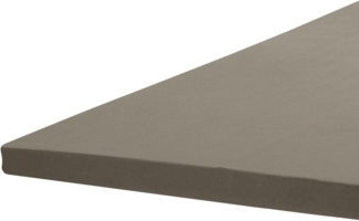 BettwarenShop Jersey-Elasthan Topper Spannbettlaken Multi-Stretch|140x200 - 160x220 cm| kieselBettwarenShop Jersey-Elasthan Topper Spannbettlaken Multi-Stretch