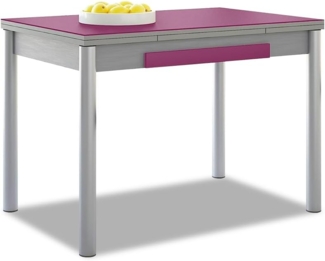 ASTIMESA M. 108 100x60, 2 Flügel, mit Schublade, rund, weiß, T-Glas Weiß