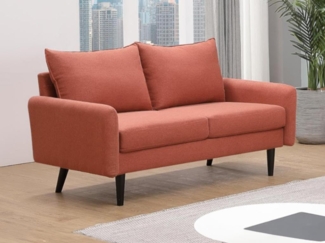 2-Sitzer-Sofa HALIA - Stoff - Terrakotta