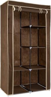 Navaris Stoffschrank Stoff Kleiderschrank - 88x170x45cm - faltbar aus Vlies (1-St)