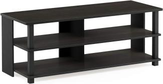 Furinno Sully 3-Stufe TV-Ständer für TV bis 48, Espresso/Schwarz, 104. 4 (Breite) x 40. 1 (Höhe) x 39. 4 (Tiefe) cm