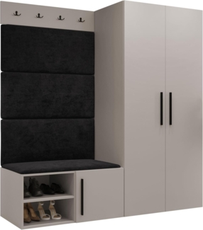 Garderoben-Set Mapreni I (Farbe: Cashmere, Manila 18)