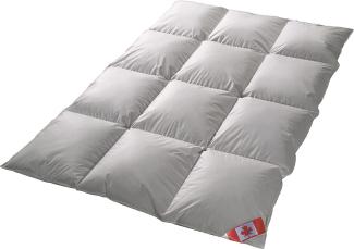 Angebot Canada Daunendecke extra warme Winterdecke 100% Daune 155x220 cm C5 Arktic Kissen 80x80 cm