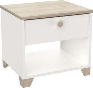 Demeyere Nachttisch – 1 Schublade – Izzy, L 43,2 x P 36,2 x H 39,7 cm