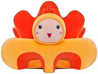 Cartoon Baby Plüsch Stuhl Sofa Infant Learning Sitz Stuhl Baby Spielzeug Support Sitz Training Stützfütterung keine Füllung (Q)