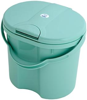 Rotho TOP Windeleimer 11 L Abfalleimer recycled zero waste version swedish green