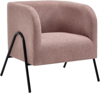 Vente-unique - Sessel - Textilstoff - Rosa - BLINODA
