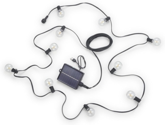 Trio Solar-Lichterkette Mood Hybrid 5,7 m 10 LED RGB