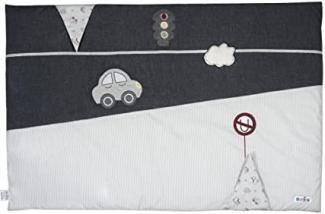 Belily 'Traffic' Krabbeldecke 65x97 cm grau/kastanienbraun