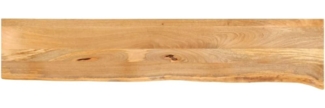 vidaXL Tischplatte mit Baumkante 160x40x3,8 cm Massivholz Mango 370496