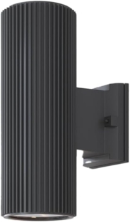 Maytoni Wandleuchte Rando, Grau, 2 flg, 60 W, 26 x 16 x 26 cm (LxBxH)