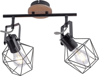 JUST LIGHT Deckenleuchte JARO, ohne Leuchtmittel, ExklusiveE27