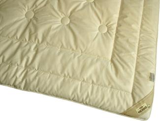 Merino Winter Bettdecke - Duo-Warm Steppbett - Garanta Merino KBA/KBT 200x200 cm