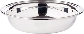 EDZARD Servierschale Saturn, Messing, Servierschale, schwerversilbert, ? 21 cm