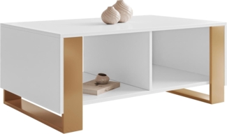 Couchtisch Loutio (Farbe: Weiß)