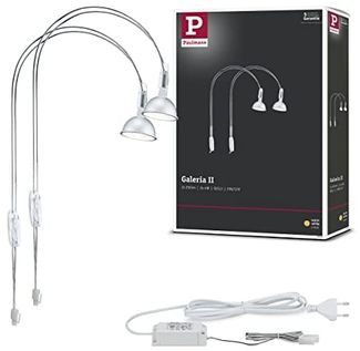 Paulmann No. 99908 Galeria Spiegelleuchte LED II Chrom inkl. Leuchtmittel 2x4W GU5,3