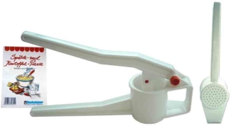 Buchsteiner Spätzle- und Kartoffelpresse Weiß Runde Löcher