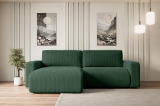 ALTDECOR Ecksofa KLEEA-L, Couch mit Schlaffunktion, Wohnzimmer - Wohnlandschaft, Corner Sofa Bett Eckcouch Couch L-Form Schlafcouch Ausziehbar