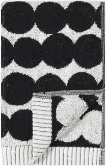 Marimekko Handtuch RÄSYMATTO Gästehandtuch, Baumwolle, schwarz/weiß - 30X50 cm, 100% Baumwolle frottee