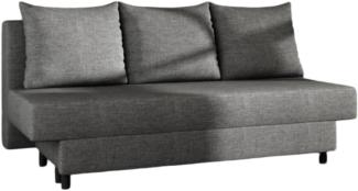 Designer Sofa Anisa mit Schlaffunktion Grau