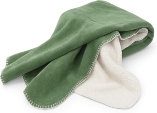 Wohndecke Kuscheldecke Chenille Sherpa Fellimitat Sofadecke, heimtexland, 150x200 I extra dick I warm I kuschelig weich I atmungsaktiv