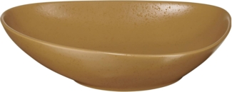 ASA Selection Cuba Ocra Suppen- / Pastateller, Suppenteller, Pasta Teller, Speiseteller, Steinzeug, Gelb, 27 cm, 1220429
