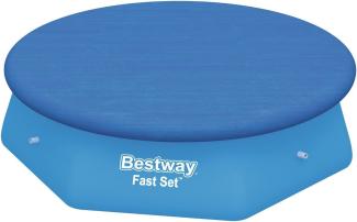 Bestway 58032 Abdeckplane für Fast Set Pool, Durchmesser 244 cm