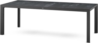 Siena Garden Dining Tisch Silva 220x100 cm anthrazit/wood grey M29424