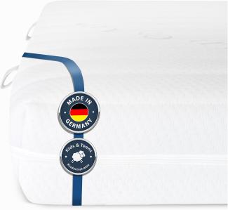 BMM Kindermatratze Razze 100x200cm Härtegrad H2/ Kaltschaummatratze Öko-Tex Zertifiziert/Jugendmatratze für alle Betten/Matratzen produziert in Deutschland