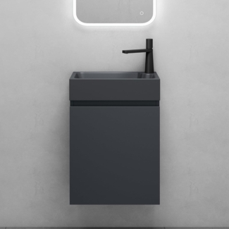 Mai & Mai Badmöbel-Set Gäste Wc Waschbeckenunterschrank Waschtisch mit Unterschrank P02