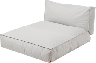 Blomus Bett STAY cloud, Kunstfaser, Kunststoff, Stahl pulverbeschichtet, Light Grey, 62008