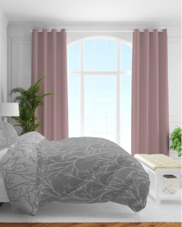 Brielle Bettwäsche Mako Satin Wendebettwäsche-Set - 2-tlg - Dunkelgrau-Hellgrau, 2 teilig, Mit Reißverschluss, 100% Baumwolle