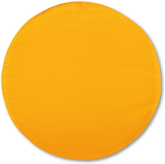 Kissenhülle Dekokissen Kissenbezug Microfaser - viele Größen und Farben Orange Ø 60 cm