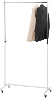 Garderobenwagen Boston aus Metall, Weiß