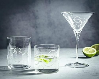 Spiegelau Softdrinkbecher Set Signature Drinks Circles 2-tlg, Kristallglas, 330 ml, 4035264