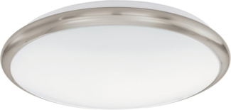 Eglo 93498 Wandleuchte/Deckenleuchte LED MANILVA nickel-matt, LED max. 12W