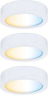 Paulmann No. 99975 Möbelleuchten Clever Connect Starter Set Disc Weiß matt 12V Tunable White