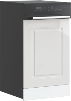 vidaXL Geschirrspülerblende Kalmar Hochglanz-Weiß 45x1,5x67 cm 853649