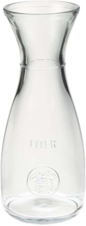 Glas Karaffe Bacchus 1L geeicht - 1Stück