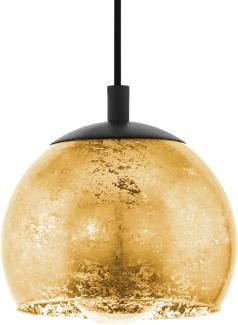 Eglo 98524 Pendelleuchte ALBARACCIN schwarz goldfarben Ø19cm H:110cm
