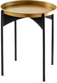 Couchtisch, 'SHB-002', 57 x 44 x 44, Schwarz, Gold