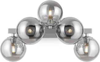 Maytoni Wandleuchte Dallas 32cm chrom rauchglas
