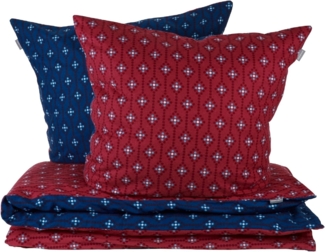Schiesser Wendebettwäsche Nahla aus weicher Baumwolle mit modernem Grafikprint, Feinbiber, 2 teilig, MADE IN GREEN by OEKO-TEX®-zertifiziert