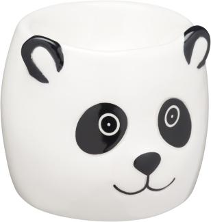 KitchenCraft kceggpanda Eierbecher, schwarz,weiß