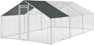 Freilaufgehege Wels mit Sonnendach 3x6x2 m [pro. tec]